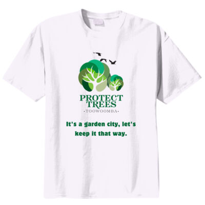Protect Trees Toowoomba Unisex Tee in White Thumbnail